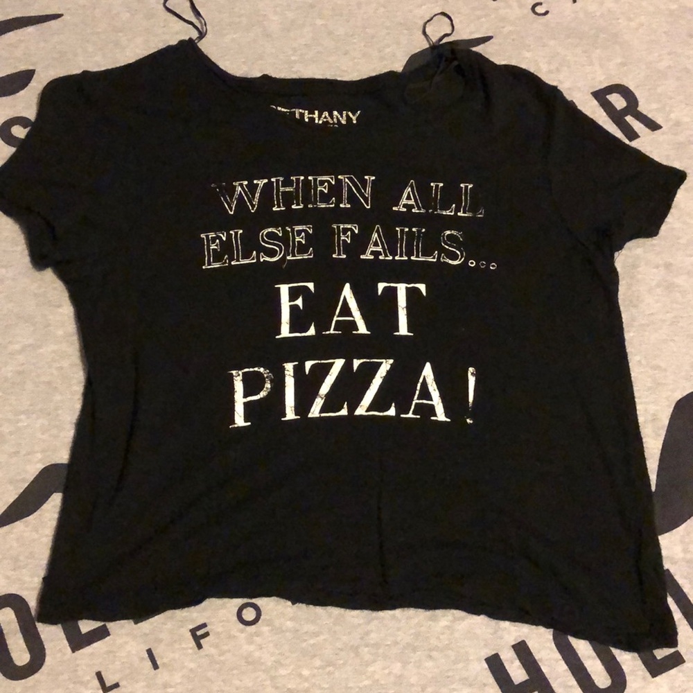 Black crop top